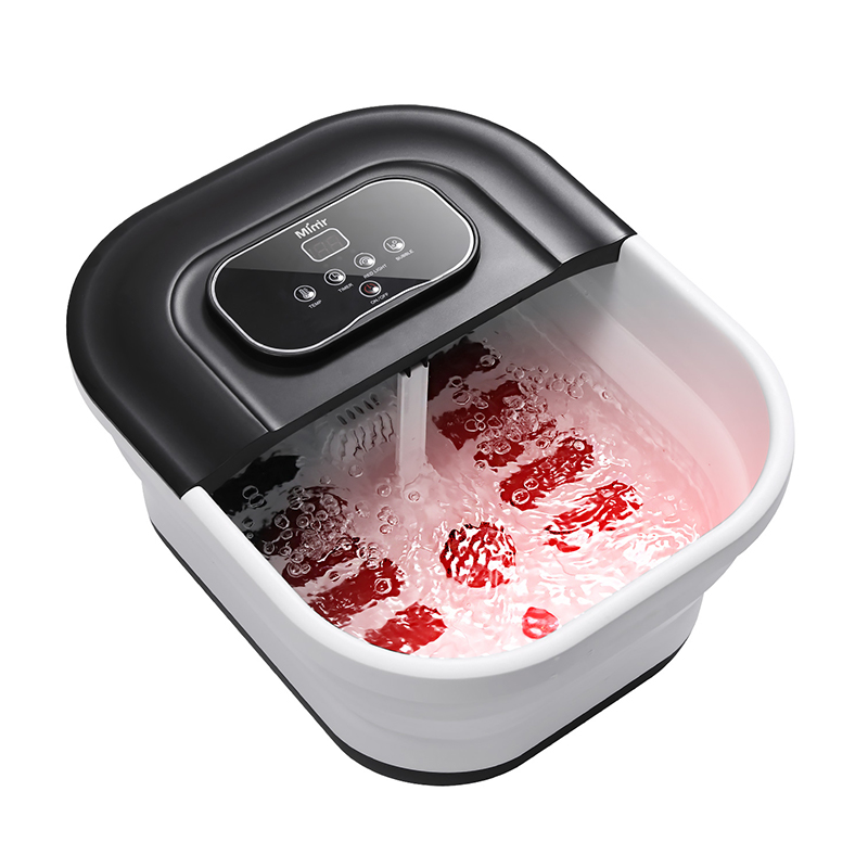 MZD-22B-2 500W összecsukható lábfürdő gép 8db masszírozó görgőkkel a talpmasszázshoz